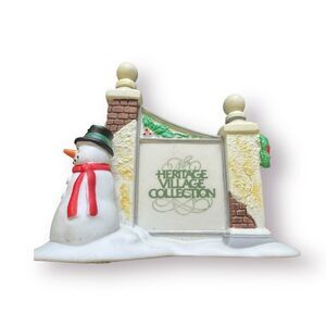 Department‎ 56 Heritage Village Sign With Snowman 55727 Christmas Decoration